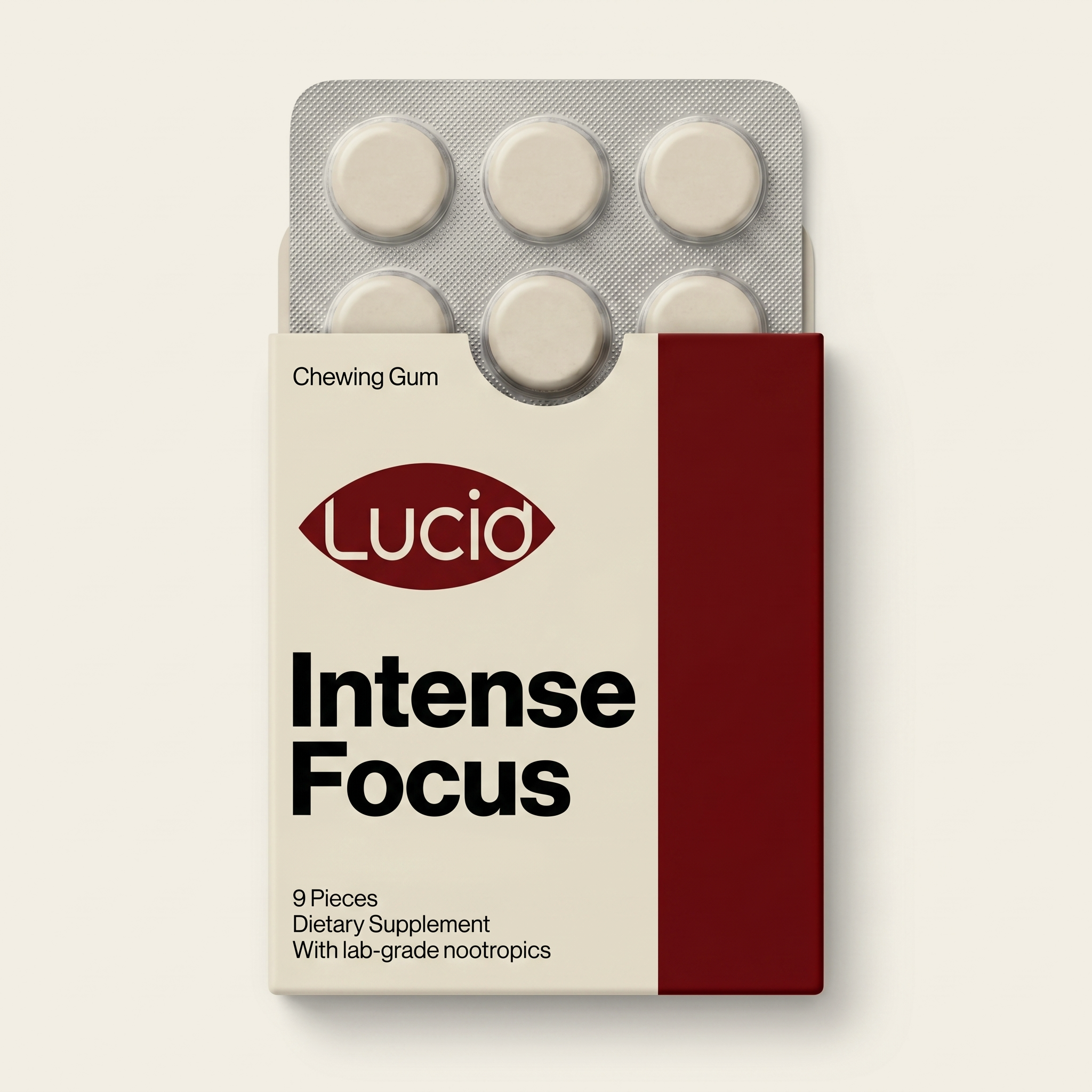 Lucid Gum — Intense Focus pack